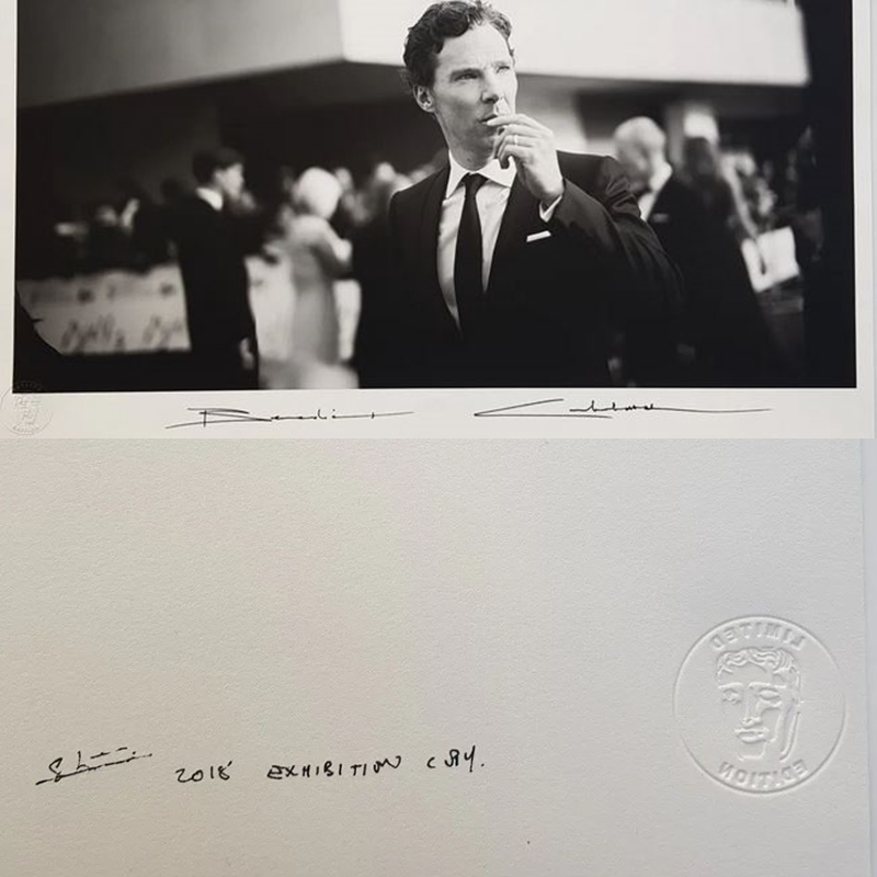 THE EVE APPEAL (2018): Two photographs of BC on the BAFTA TV red carpet 2017, by Sarah Lee, have been auctioned off. One of them for £831.