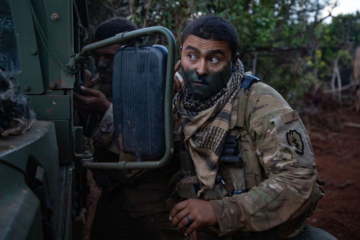 25thID's tweet photo. 2-14 Cav  was a very important part of the offensive effort in this years culminating, JRTC prep exercise, #LightningForge20 

#LF20 #AmericasPacificDivision #TropicLightning #StrikeHard 

@2IBCTWarriors @25thIDCG @INDOPACOM @USArmy @USARPAC https://t.co/G4FVO5ENyi