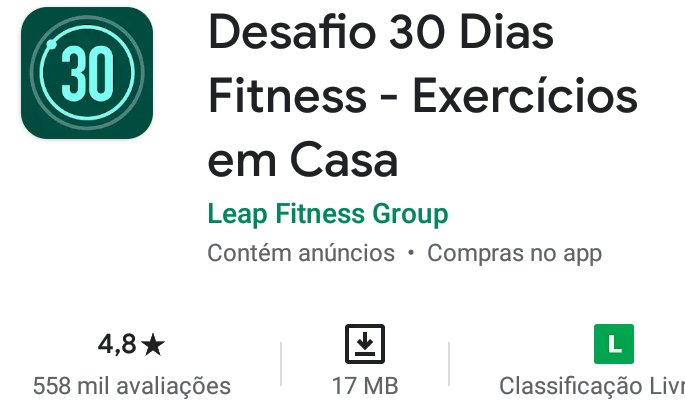 _ZoneBoys_'s tweet photo. Desafio 30 Dias Fitness -  Esse app é recomendado para pessoas que querem um resultado rápido. https://t.co/odXR5qu71F