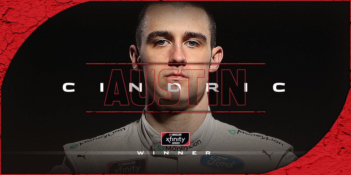 NASCAROReillyAP's tweet photo. UPDATE: @AustinCindric is declared the winner of the #MBS300 at @TXMotorSpeedway following disqualification of the No. 54 car.

Details: https://t.co/rLzAYZpUU1 https://t.co/HZOJPBXNSo