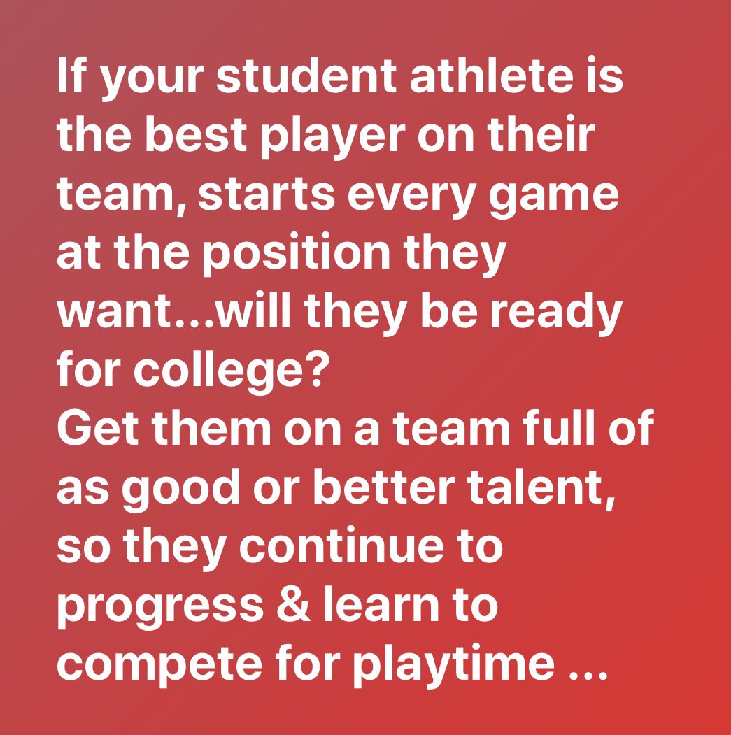 sparkselite18's tweet photo. This !!! If you can’t handle it now, you won’t handle it later. Our job as coaches (and parents) is to prepare these student-athletes to compete and to understand how to compete. How do you handle adversity? Top programs are asking 🤓. https://t.co/PU6fACZgvN
