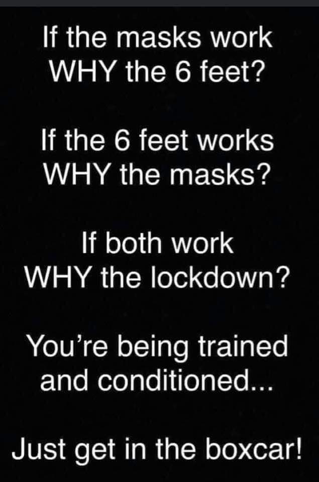 CheryL0000000's tweet photo. Not one Democrat will answer this honestly!  #NoMandate! If we are to wear masks, why are all the protestors forced to wear Tham!? #ImWithTrump #Trump2020 #KAG2020 https://t.co/I3X32avSGs