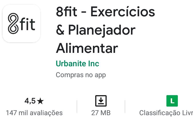_ZoneBoys_'s tweet photo. 8fit - Esse é para pessoas que querem fazer exercícios e ter uma boa alimentação. https://t.co/JkT5Gzhk65