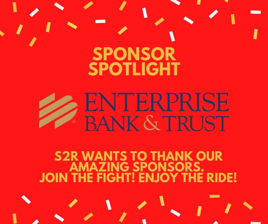 The spotlight for today is Enterprise Bank &amp; Trust! "Guiding people to a lifetime of financial success." Thank you to all of our sponsors!