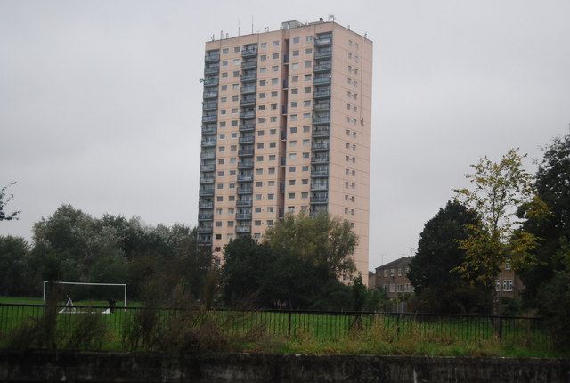 Clapton Park Estate: Built during the 1960s, the tower blocks were crumbling by 1990 and the estate in general suffered from socio-economic deprivation. Four of the blocks were demolished by 1998. One block remains, now in private ownership.