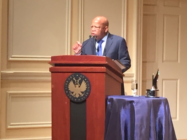 Gretchen_Tweets's tweet photo. In 2017, I had the privilege of hearing @repjohnlewis for a 2nd time. So inspiring. He was encouraging #goodtrouble from us even then. We will answer your charge. Now Rest in Power. https://t.co/u1sSAEI9AO