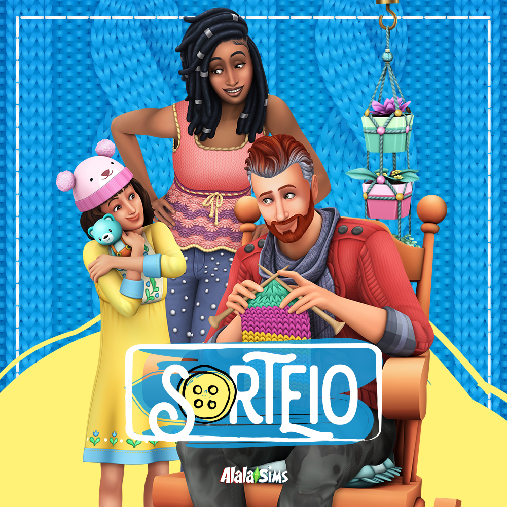 alalasims's tweet photo. 🧶 SORTEIO VALENDO 01 THE SIMS 4 TRUQUES DE TRICÔ! 🎉💚

1 - Siga o @alalasims
2 - Dê RT nesse tweet
3 - Marque 2 amigos

💙 O sorteio será realizado no dia do lançamento do pacote (28/07). https://t.co/hSc6LFG1HS