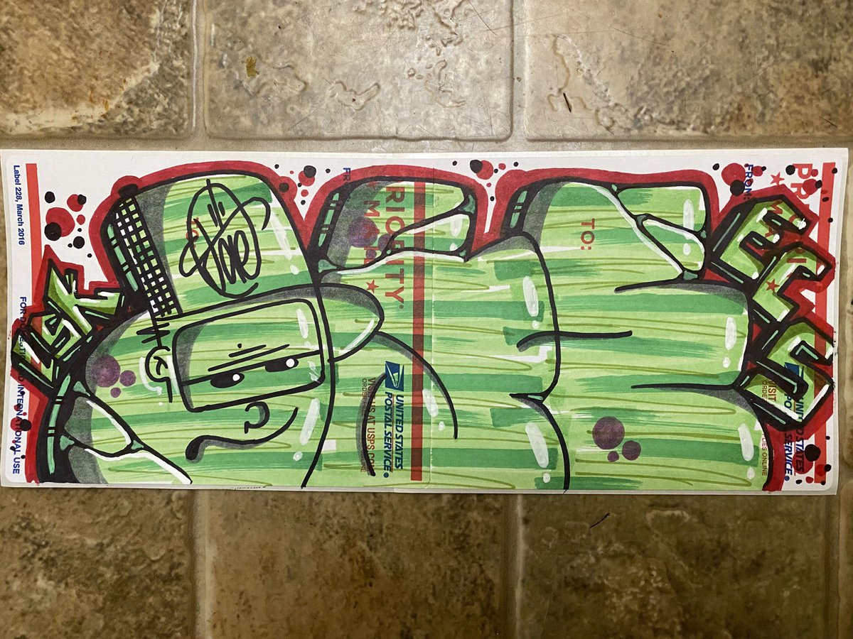 szechuanjae's tweet photo. Working on slaps
#Graffiti #slaps #throwies #tags #streetart #stickerart #jaeone323 #potd #votd #blackbook #sketchbook #label228 #digitalart #procreate #ipad #iphone #lsk #lskrew #lostsoulskrew #endlesscreativestyles #ecsk https://t.co/OYInL4qO6g