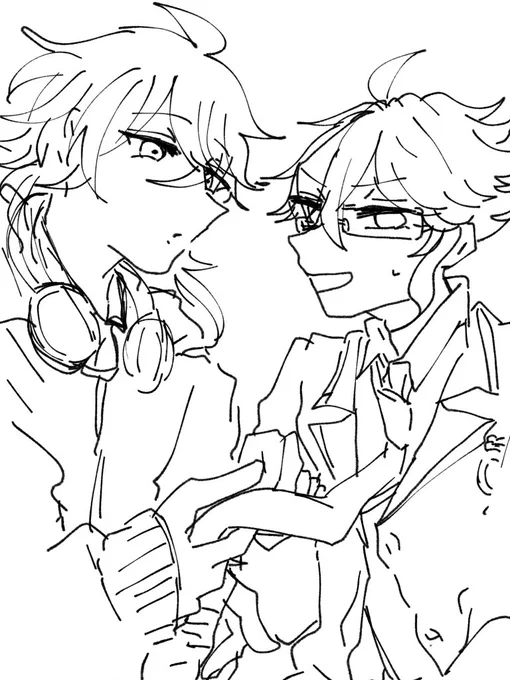 昨日の朝活タイムに描いてた?? 