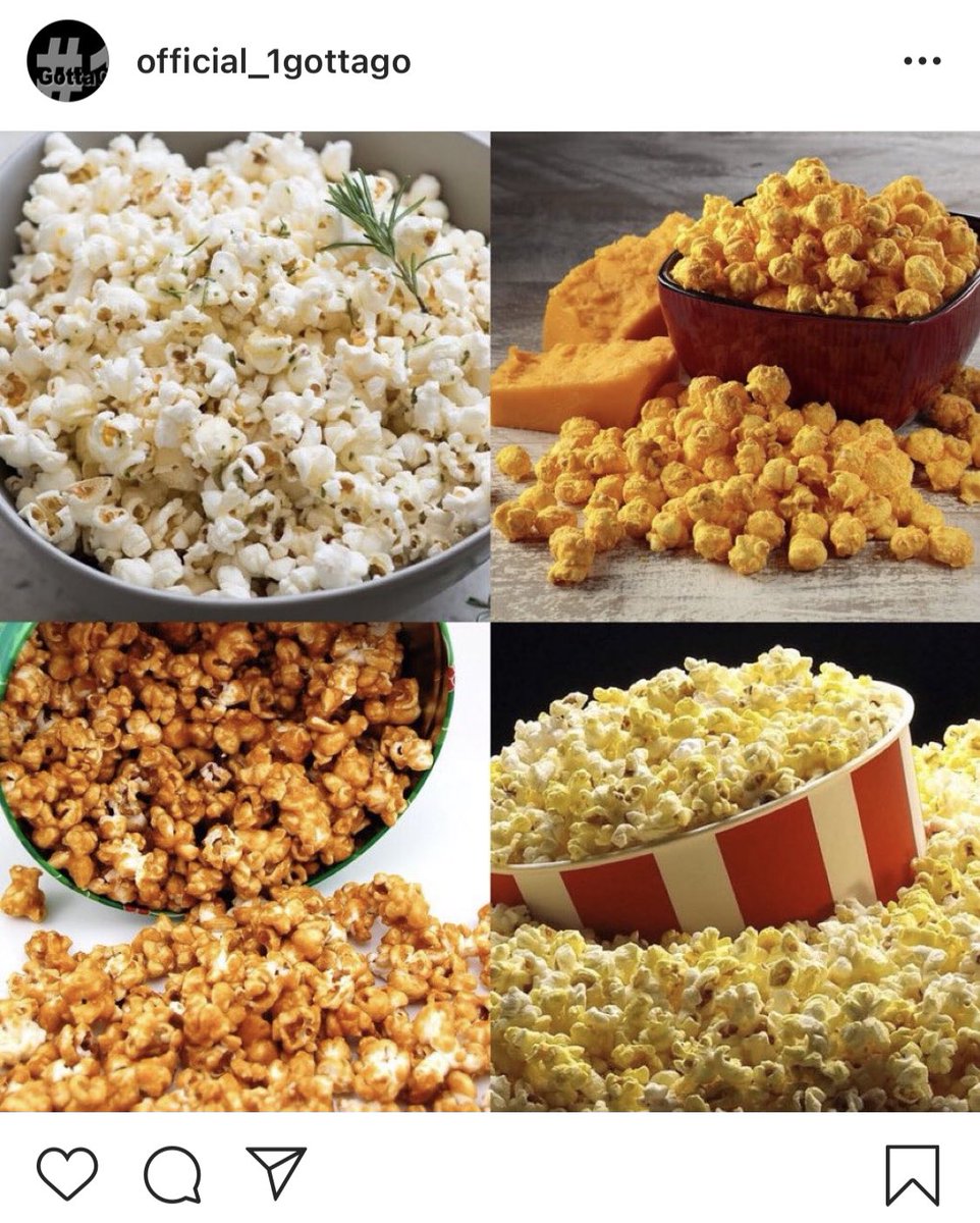 1GottaGo's tweet photo. Sea salt 
Cheddar 
Caramel 
Butter
#1GottaGo https://t.co/cV8omWEoDb