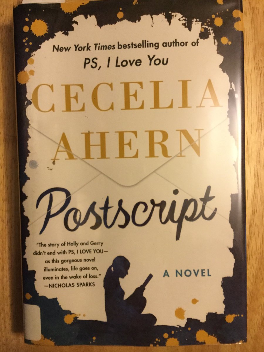 tomfitz620's tweet photo. My @bcplinfo one-word title book for July: Postscript by @Cecelia_Ahern #BWELLREAD https://t.co/1zhFeIfEV5