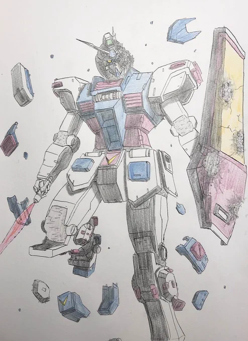 サンボルフルアーマーガンダム(ラストセッションver.)
#ガンダム
#お絵かき
#イラスト 