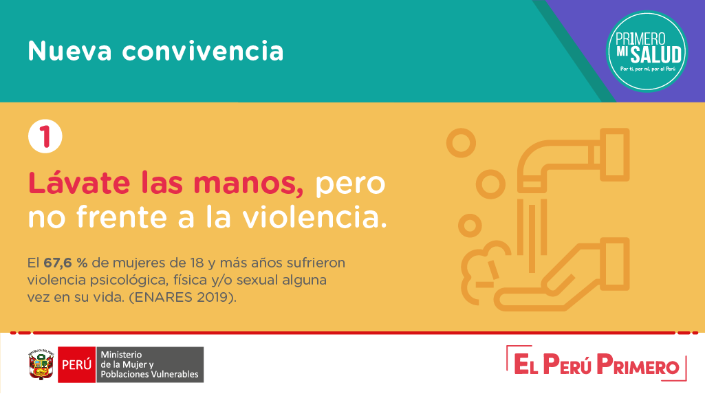 MimpPeru's tweet photo. Hoy tenemos la oportunidad de construir una nueva convivencia. ¡Juntos erradiquemos la violencia y luchemos por la igualdad entre hombres y mujeres! Si eres víctima o testigo de algún caso de violencia, llama de inmediato a la #Línea100. ☎️ https://t.co/TvJuqPp0zQ