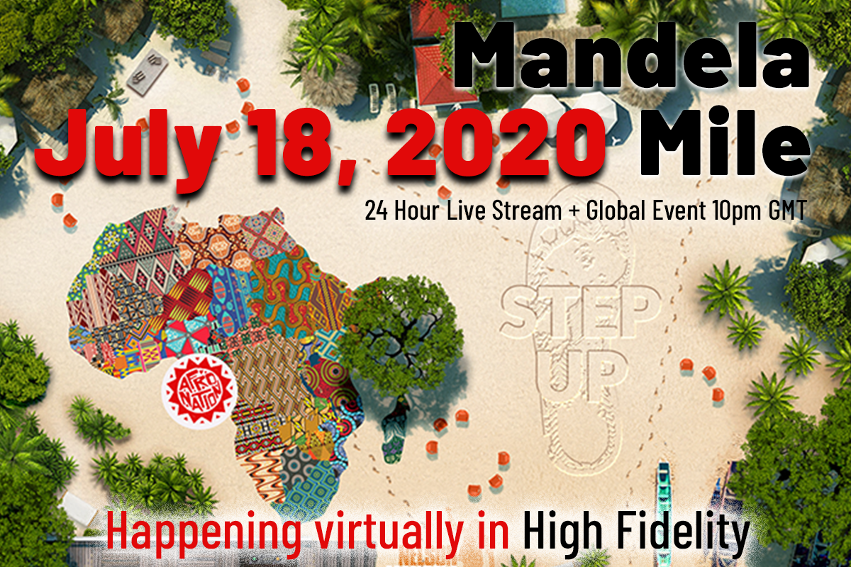HighFidelityXR's tweet photo. Happening NOW virtually in @HighFidelityXR -- the official #MandelaMile Step Up! after party.
Register ๐
https://t.co/N45DGELqO9 @iamSMADE @AfroNation @mandelamile
#forKofi #3Daudio #MandelaDay2020 https://t.co/uPf7zHEYRl