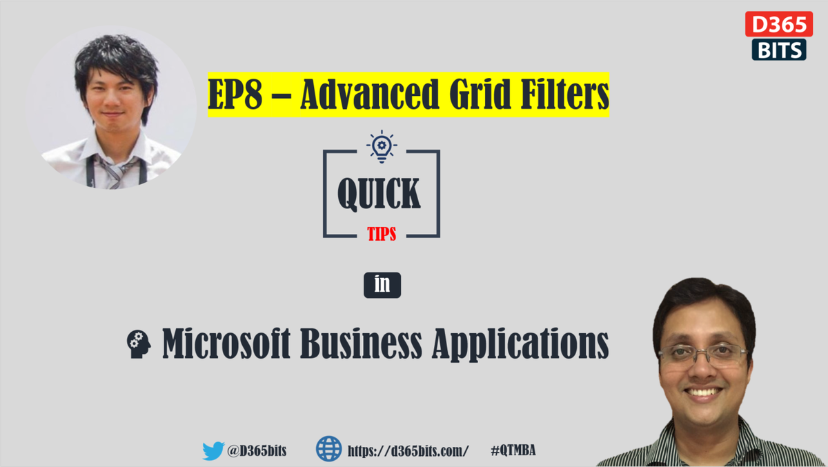 d365bits's tweet photo. #QTMBA 8th Episode Advanced Filter in Model Driven Power Apps released with @LinnZawWin
Video link is below ⬇️☺️
https://t.co/aZnQe6MuXb
#PowerApps #modeldriven #powerplatform #QTMBA #MSbizzApps https://t.co/sqTYxIEjO2