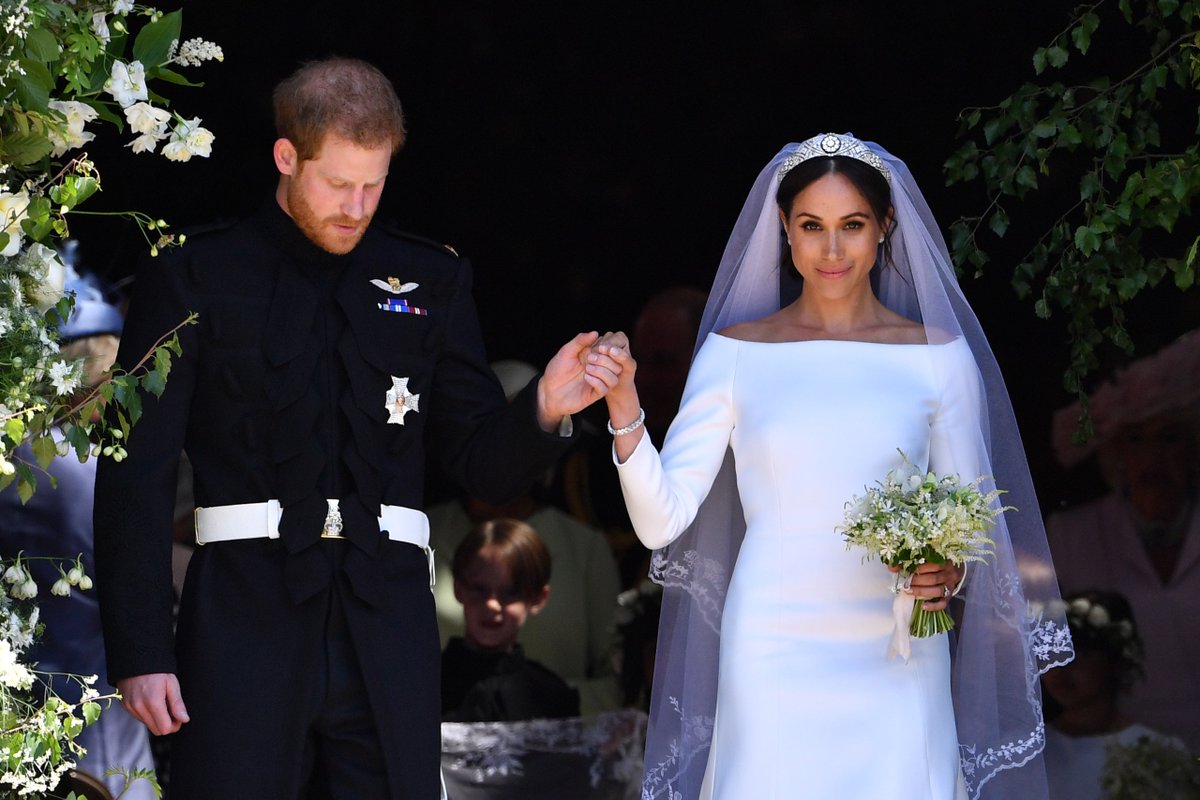 Number Two Pick: Meghan, Duchess of Sussex Love the tiara, makeup, and the veil is probably #1. Like most I thought the idea of the wedding dress was perfect but didn't fit quite right the day of. Most importantly she looked happy and healthy.  #MeghanMarkle