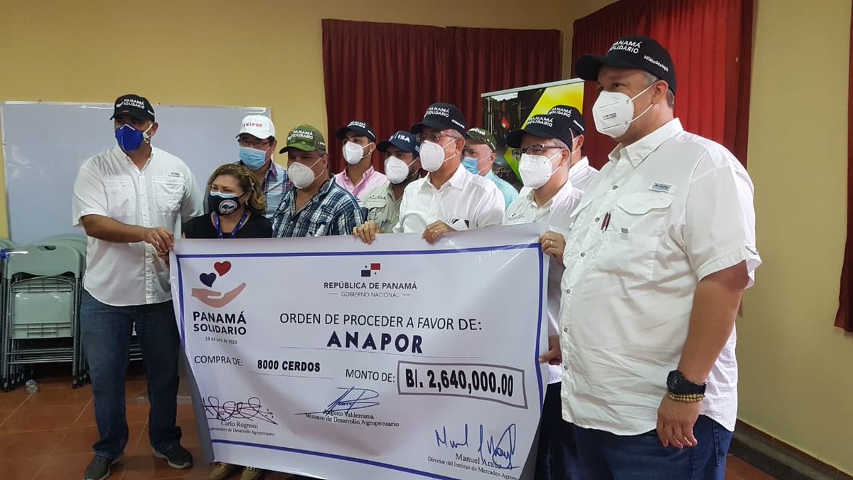 AnaporPanama's tweet photo. En #ANAPOR tenemos el compromiso de trabajar para asegurar que la carne de cerdo nacional y de la mejor calidad llegue a la mesa de cada familia panameña dándole así al productor nacional acceso a un mercado estable y justo. Agradecemos al @MIDAPma e @IMA_Pma la compra de 8,000 https://t.co/q7SUCLLLpK