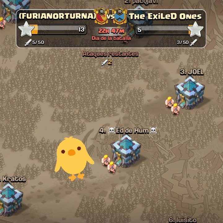 ¡¡¡Soopresaaa!!!. La guerra de hoy es contra The ExileD One, y al frente de ellos está....Ed the Hum. Uno de los pajaritos #Tbirds. Entrenando para el próximo viernes contra las #PinkLadies?🤔 <a href="/GreaseTeam/">Grease Team COC</a> deseando estoy 👏👏