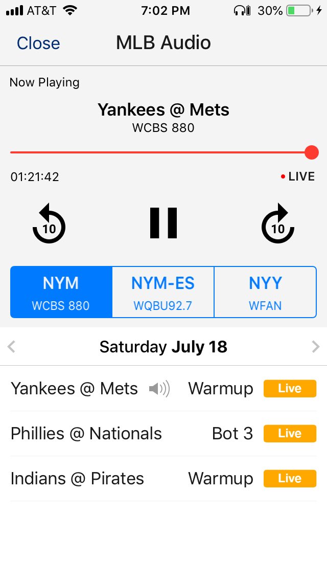 Mwalsh9Walsh's tweet image. Finally. Getting what I paid for.  #mlbapp. ⁦@HowieRose⁩   Happy days are here again. ⁦@Mets⁩ #mets