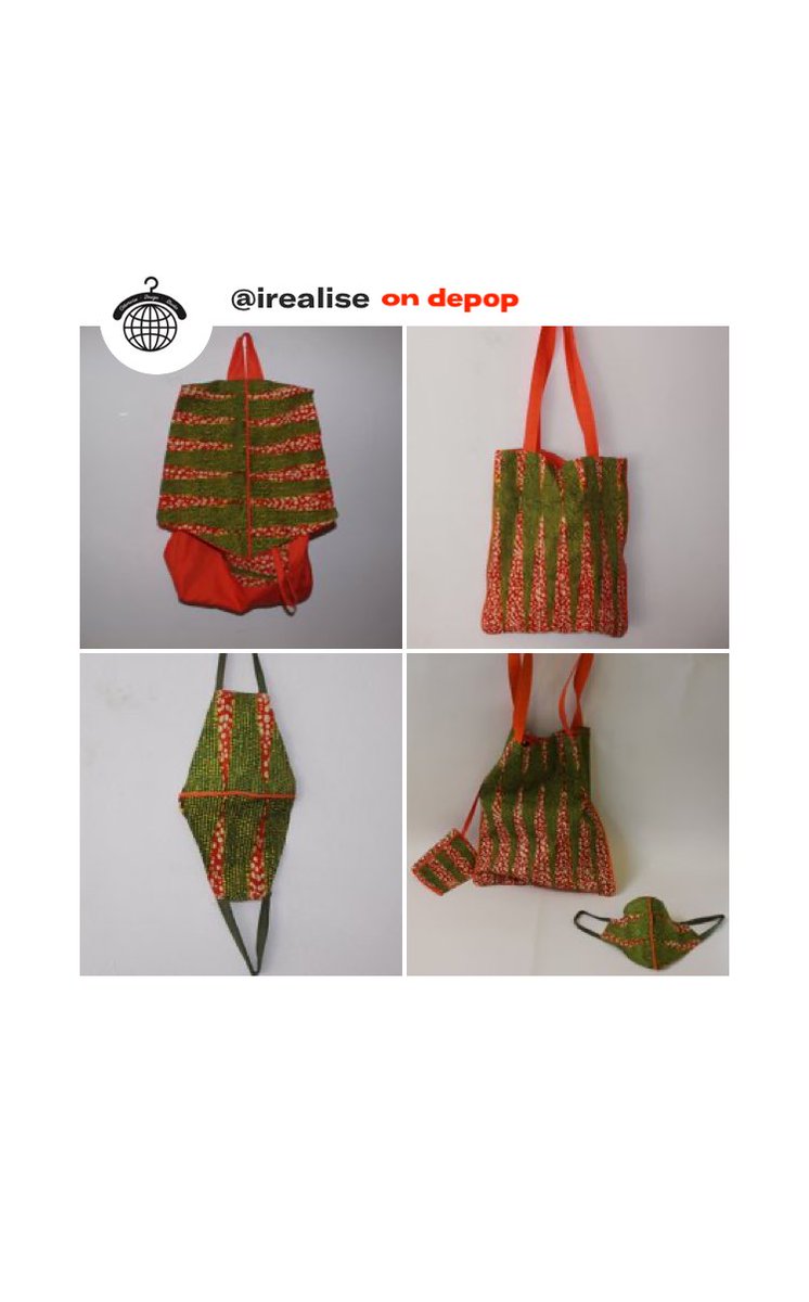 OtherwiseShop's tweet image. Handmade Reusable Cotton #Masks with matching bags available 2 buy from our ⁦⁦@depop⁩ page and our London store We ship within UK &amp;amp; #internationally #StaySafe in #Style #accessories #MasksSaveLives #24July #facemask #bags #rucksacks #ToteBags #Peckham #local