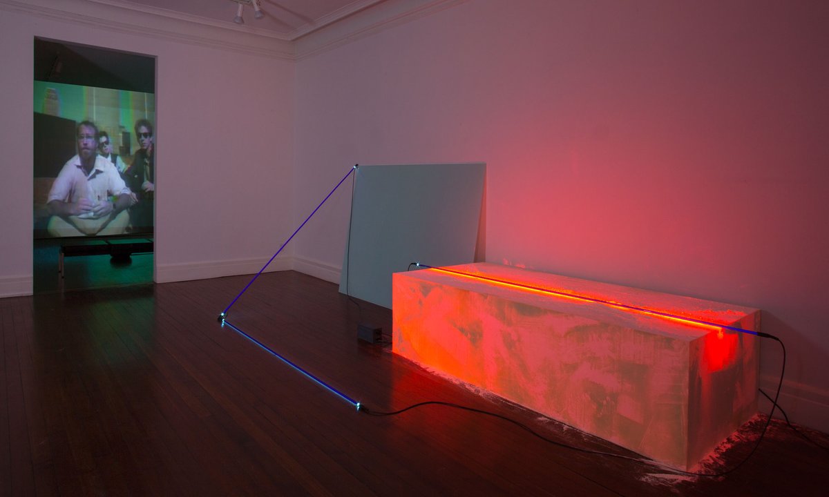 AndrewRusseth's tweet photo. RIP Keith Sonnier, 78, whose sculptures glow and charm and linger. They can be the life of the party or an invitation to be very still. In his art, he once said, "the viewer is inside the light. You are in the moonlight so to speak . . ." https://t.co/pVh2IqYKiv