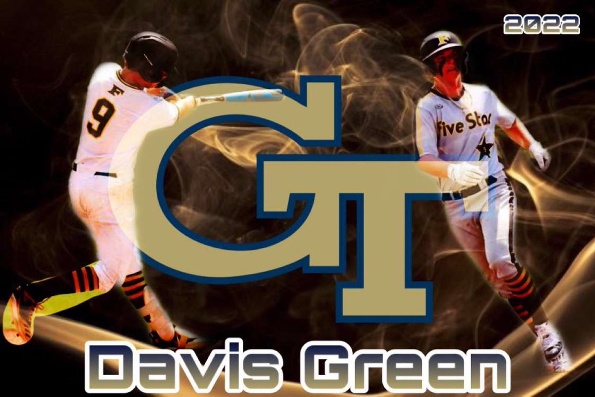DavisGreen555's tweet photo. I am extremely excited to announce that I am officially committed to Georgia Tech to pursue my baseball and academic career. Thank you to everybody that has helped me along the way!! @GTBaseball @5starnational @KoreyHall_PG @PerfectGameUSA https://t.co/XWMjMUVKIJ