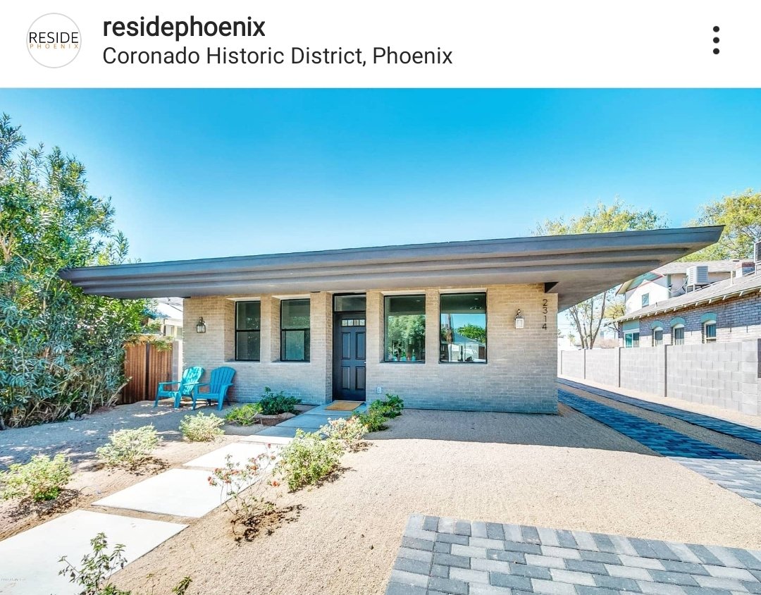 residephoenix's tweet photo. WOWZA 🖤🤩

Check out this new listing in the Historic Coronado District--

https://t.co/sTa4jCIFzH

Listed by HomeSmart 

#pickoftheday #residephoenix #natashalawrence #modernarchitecture #coronadodistrict #coronadophoenix #historichomesphoenix #dtphx #downtownphx https://t.co/FvvvAcAs9Z