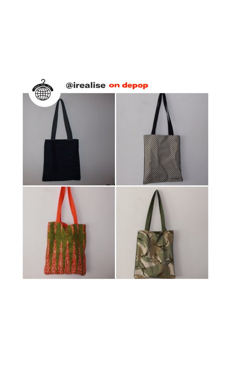 OtherwiseShop's tweet image. Handmade Cotton #totebags with or without matching #Masks available 2 buy online from our @depop ⁦page and in our London store. We ship within UK &amp;amp; #internationally #StaySafe in #Style #accessories #MasksSaveLives #24July #facemask #bags #ToteBags