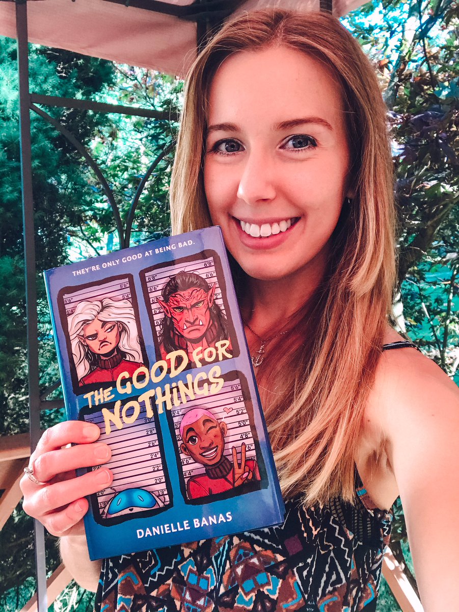 daniellebanas's tweet photo. Finished copies of The Good for Nothings are here!!! My babies are together at last! Super Dorks, meet Space Dorks. 🧡

For TGfNs virtual launch party info &amp; to learn how you can order a book with a SIGNED bookplate from @whitewhalebks, click here! 🚀
https://t.co/Xcu5y298WT https://t.co/afhcTeNrHH
