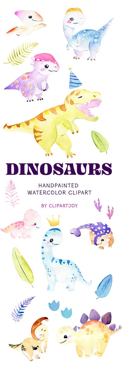 Download Clipartjoy On Twitter Cute Dinosaur Clipart Watercolor Trex Triceratops Stegosaurus Dino Tracks Plants And More Png Digital Instant Download Https T Co Zohldrvh8p Cutetrex Cutedino Dinosaurclipart Cutedinosaurs Https T Co Tuor5srfkb