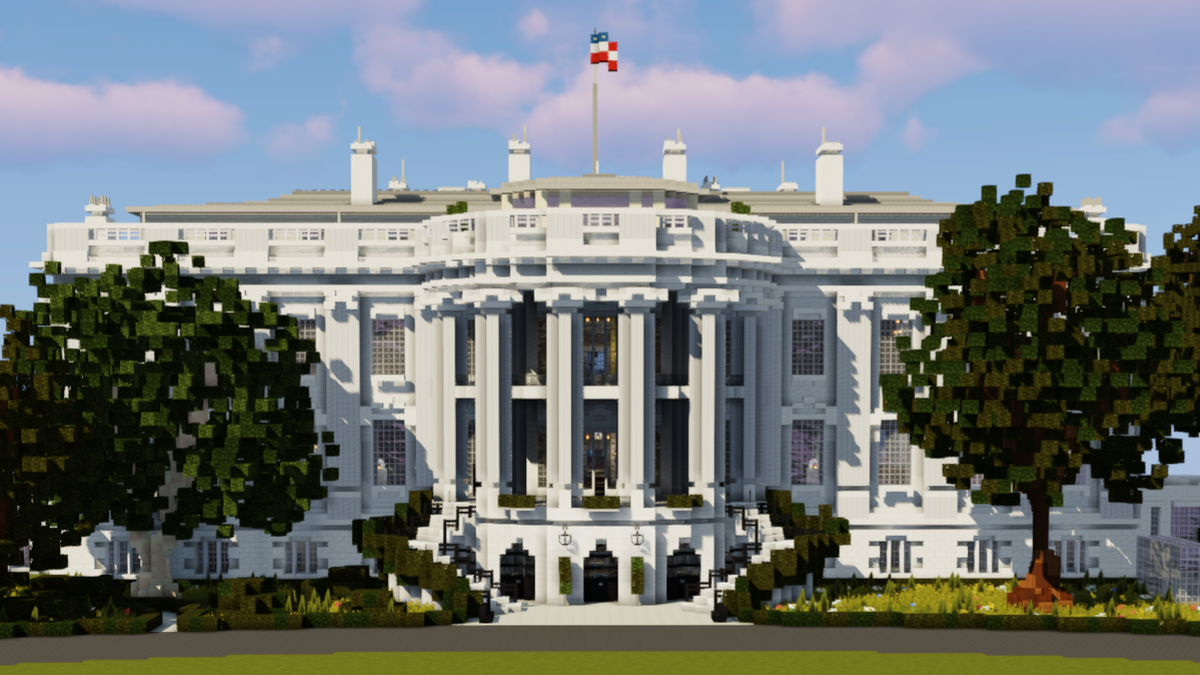 TotallyNotMe (@tnmtotallynotme) on Twitter photo Fun fact!
As shown on <a href="/BlueprintMCS/">Blueprint Realism</a>, our White House features the Truman Balcony. This was completed in 1948, providing shade for the first floor portico and removing the unattractive awnings. It cost $170,000 (2019). #WhiteHouse #Washington #DC #Minecraft #MinecraftEdu #FunFact Fun fact!
As shown on <a href="/BlueprintMCS/">Blueprint Realism</a>, our White House features the Truman Balcony. This was completed in 1948, providing shade for the first floor portico and removing the unattractive awnings. It cost $170,000 (2019). #WhiteHouse #Washington #DC #Minecraft #MinecraftEdu #FunFact
