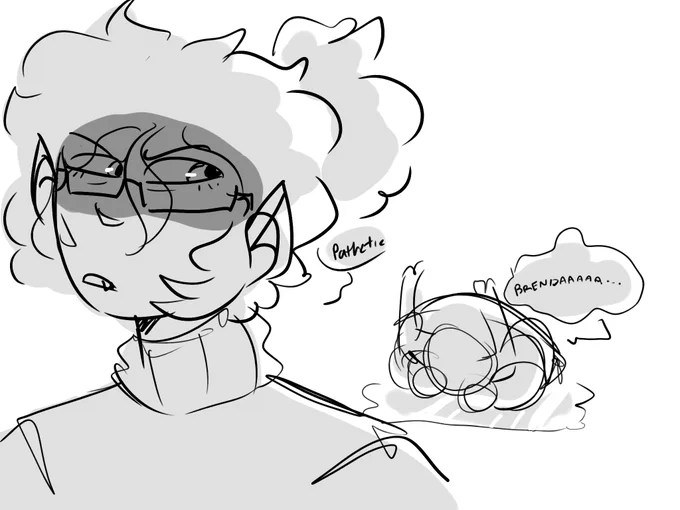 @datidoltrash me and my friends have already headcanoned Belos is only emperor to impress his ex wife Brenda who took the kids 