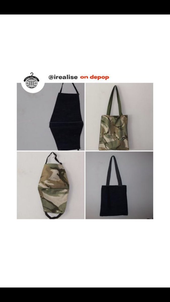 OtherwiseShop's tweet image. Handmade matching accessories #facemasks #totebags #rucksacks #BucketHats available 2 buy from our @depop page and our London store We ship within UK &amp;amp; #internationally #StaySafe in #Style #accessories #MasksSaveLives #24July #masks #reusable