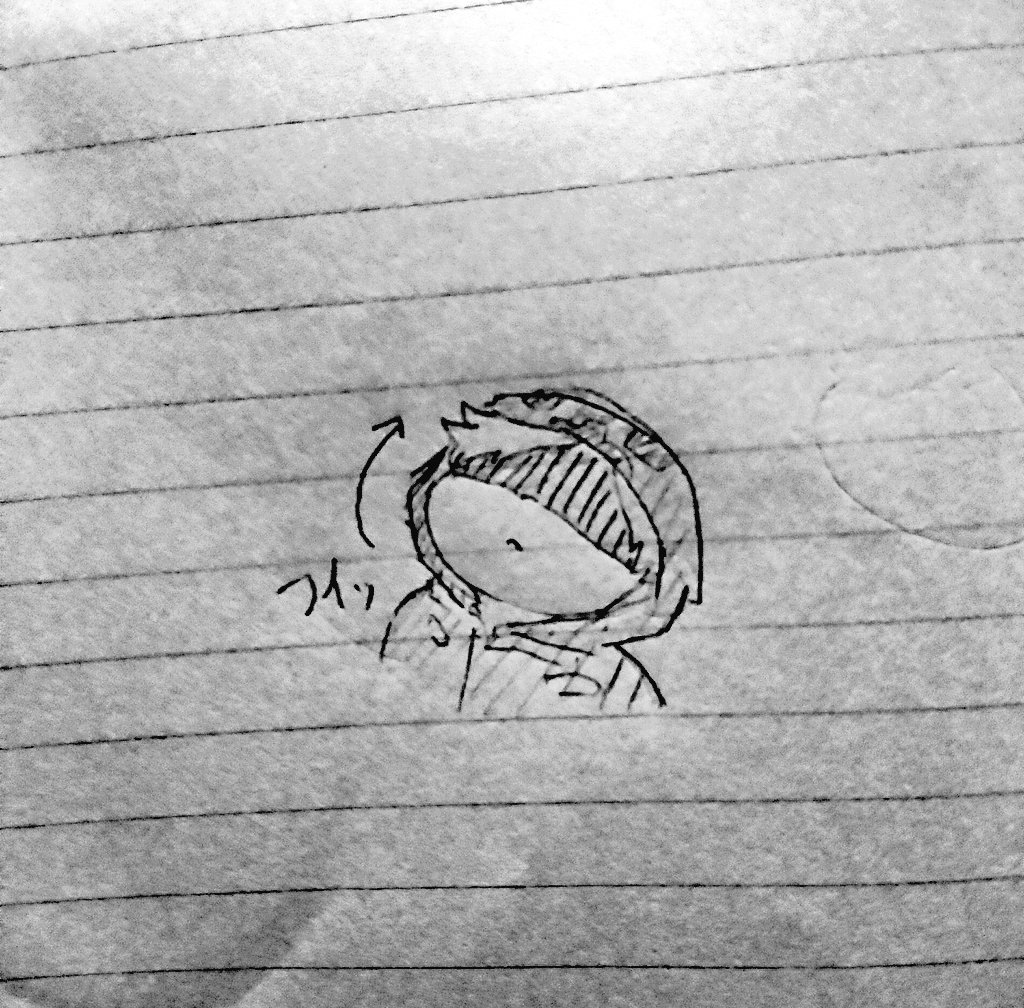 昨日のd!の動画の落書き
(テスト勉強しないとなのに…) 