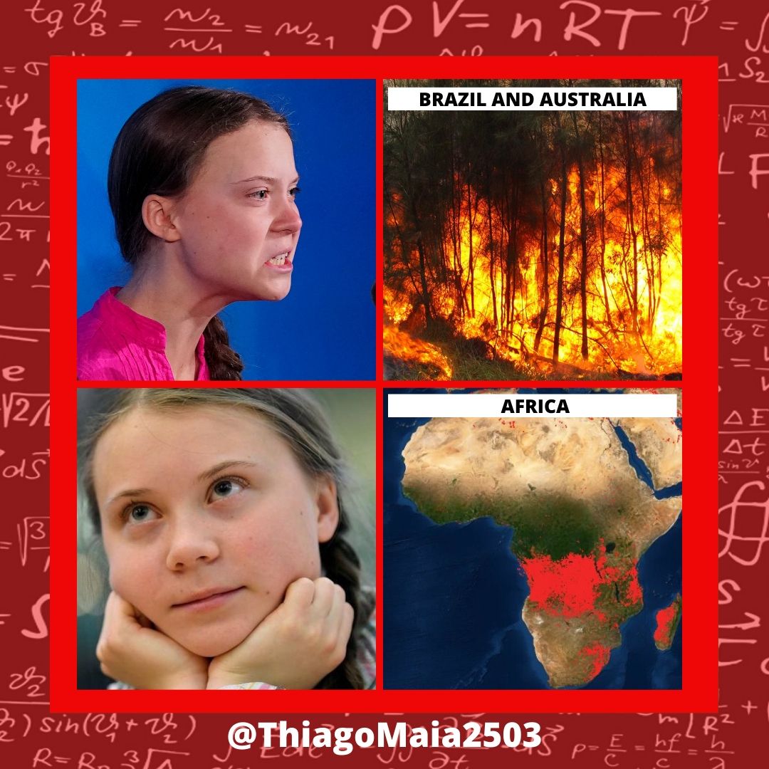 ThiagoMaia2503's tweet photo. #AFRICA IN FLAMES!
Africa once again burns! But this is nothing new and neither is it new for the @GretaThunberg and @EmmanuelMacron ! If it were #Brazil and #Australia, it would be a scandal!
#Forestfire #Forest #widefire
https://t.co/FXLX4QyCPt https://t.co/TZPoxa89QB