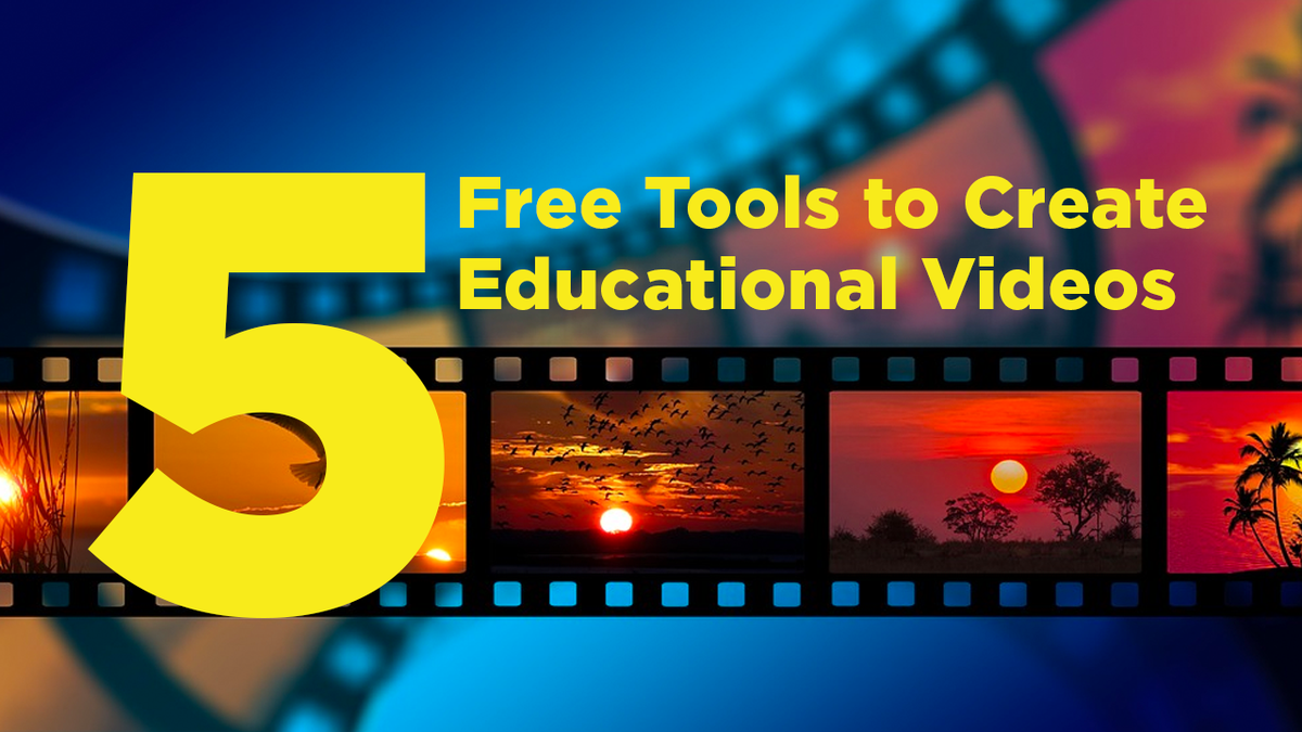 TCEA's tweet photo. Ensure that students are engaged with the content by providing short video segments. It's easy with these five free video creation tools. ▶️ https://t.co/jsCKhx7oRv @mglearn #edutwitter #teachertwitter #cooltools #edtech https://t.co/UNXBXpdyqs