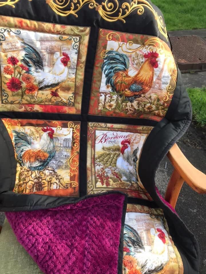 QuiltsforDreams's tweet photo. #rooster #quilting #Quilt #chairthrow #etsyuk #etsygifts #etsyhandmade #lapsize #quiltedblanket #carehomegift #handmadegifts #HandmadeInUK #quiltshop #ShopSmallUK #etsysale #etsystore #roosters #UniqueGifts #UKGiftHour #UKGiftAM #ukgiftshop #sundaymorning https://t.co/u7T15j1fmm