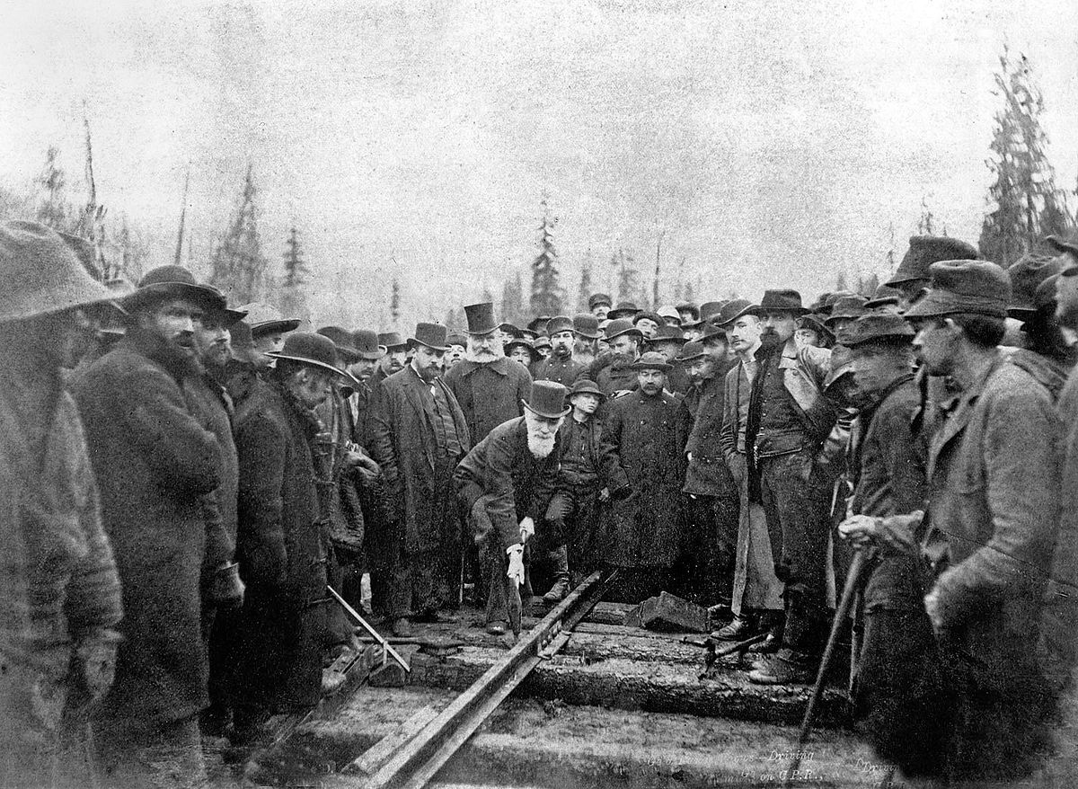 Thousands of Chinese workers had risked their lives building the railroad across Canada — the one Macdonald is celebrated for. Hundreds died.But now, as it neared completion, Macdonald's government banned them from voting & introduced a head tax on all Chinese immigrants.