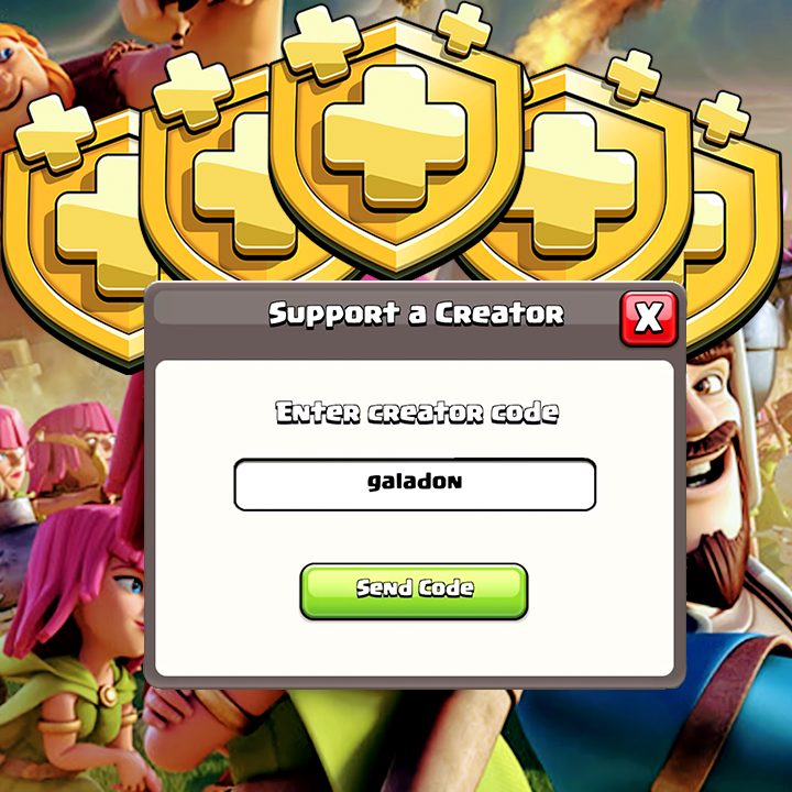 GaladonGaming's tweet image. 💰$20 DAILY giveaways start AGAIN!  
🔄Retweet
▶️Tag a fellow Supercell game player
✅Use code Galadon in any Supercell game (I trust you)
$10 gift card for you AND your friend if you&apos;re both following!