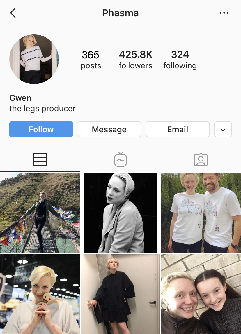 their instagram (not all of them are fan of social media, so...)