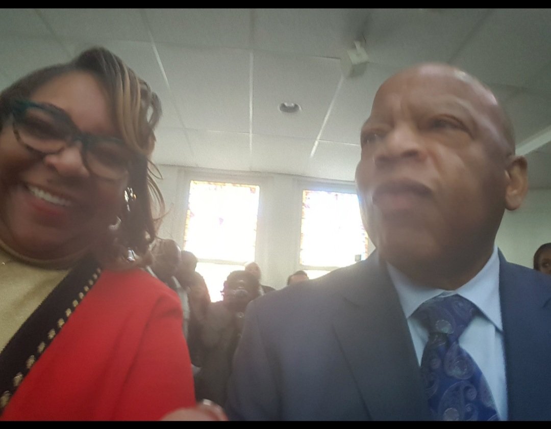 mzkatdan's tweet photo. Such an HONOR to meet a man who has given so much in the fight for Justice and Equality. 
Thank you for your Service.
#RestInLoveAndPower https://t.co/fJYUQv9v5x