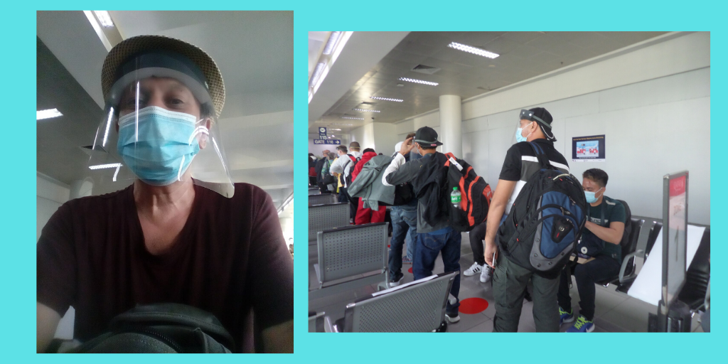 NomadUpdates's tweet photo. This is how you fly with Qatar: face masks and face shields must be worn throughout the journey, even when trying to sleep. They provide the face shield at boarding, then you also get a face mask and gloves. #QatarAirways #airtravel #COVID19 https://t.co/mPZk8J2SVw