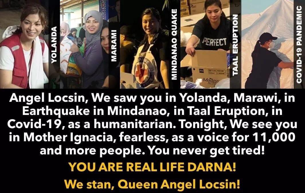 jei3m11's tweet photo. Angel Locsin. That’s it. Thats the tweet! 

#ctto📸 https://t.co/GqDWbShIN6