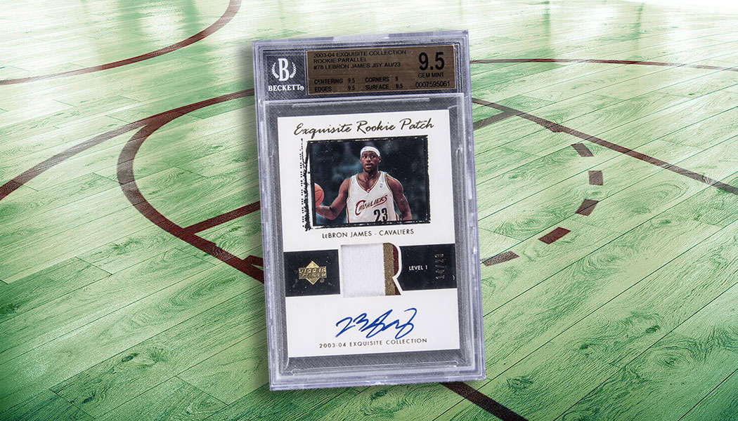 lebron exquisite rookie patch