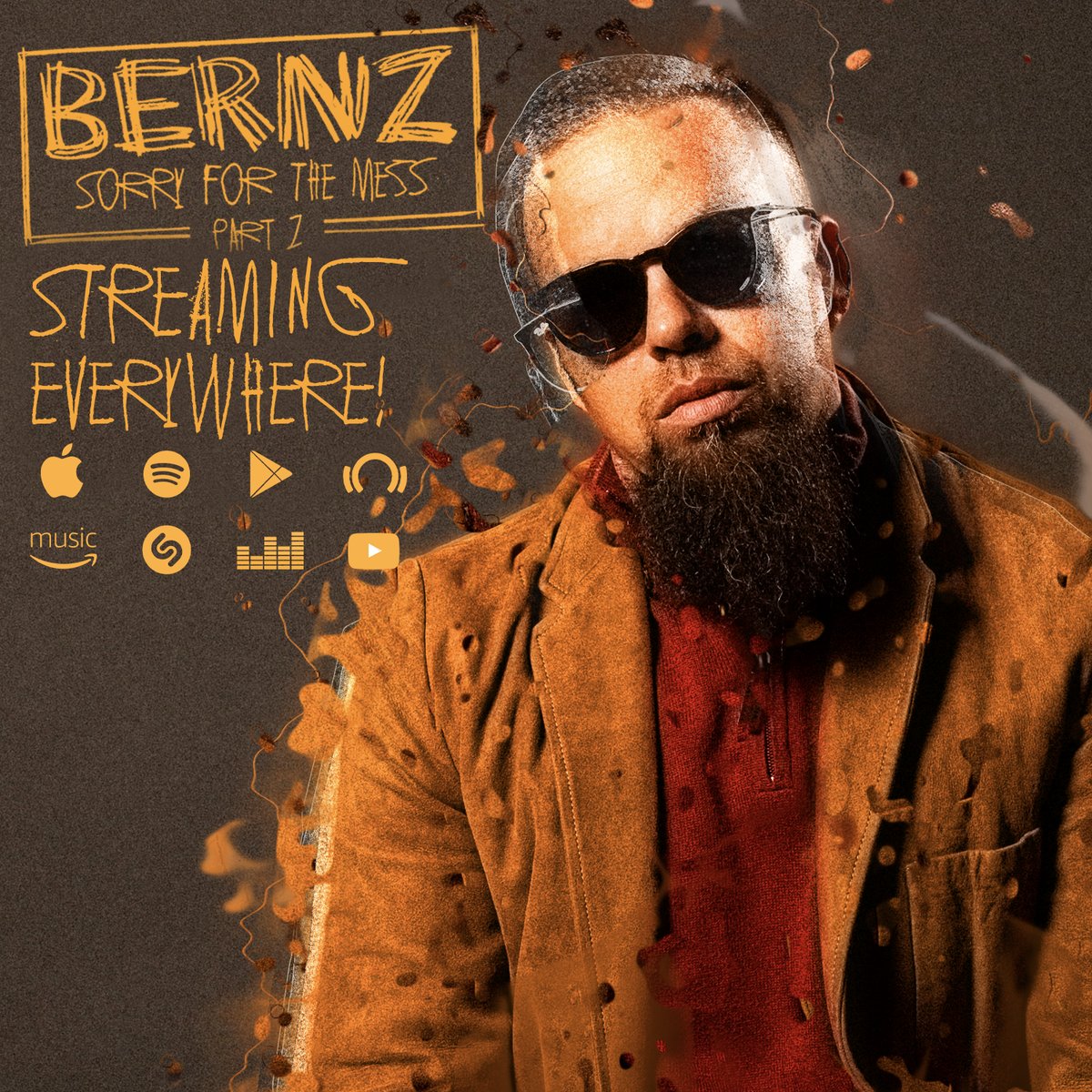 BLVERZ's tweet photo. Go stream and or buy the next installment from @ITSBERNZ of the @MAYDAYMUSIC camp and @StrangeMusicInc #SorryForTheMessPt2 https://t.co/34rK702sEu