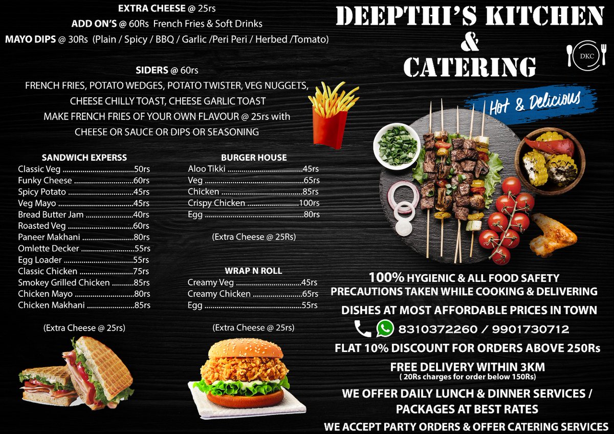 NammaKarwar's tweet photo. Deepthi's Kitchen &amp; Catering.. Newly opened at karwar..!! Accepting orders.. Now on Swiggy too..!!
Contact-8310372260 : 9901730712
#swiggy #food https://t.co/y2xxoy0ndB