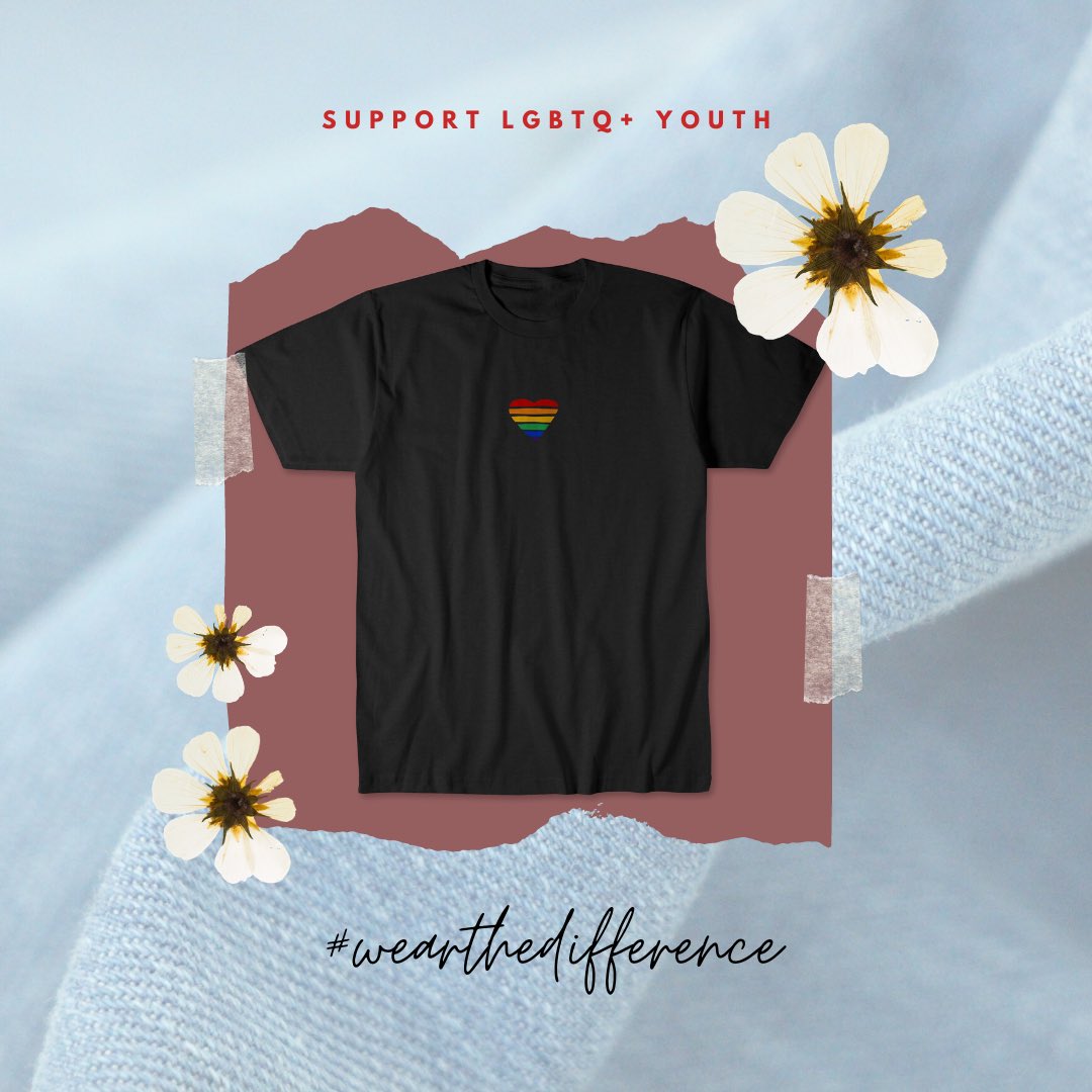 wearthediff's tweet photo. this shirt will donate a portion of its profit to resources and centers that deliver advice, support, and information services for the LGBTQ+ community! 🏳️‍🌈✨

#graphicdesign #smallbusiness #shoplocal #houston #wearthedifference #lgbtq #support #loveislove #pride https://t.co/df12PJYgjc
