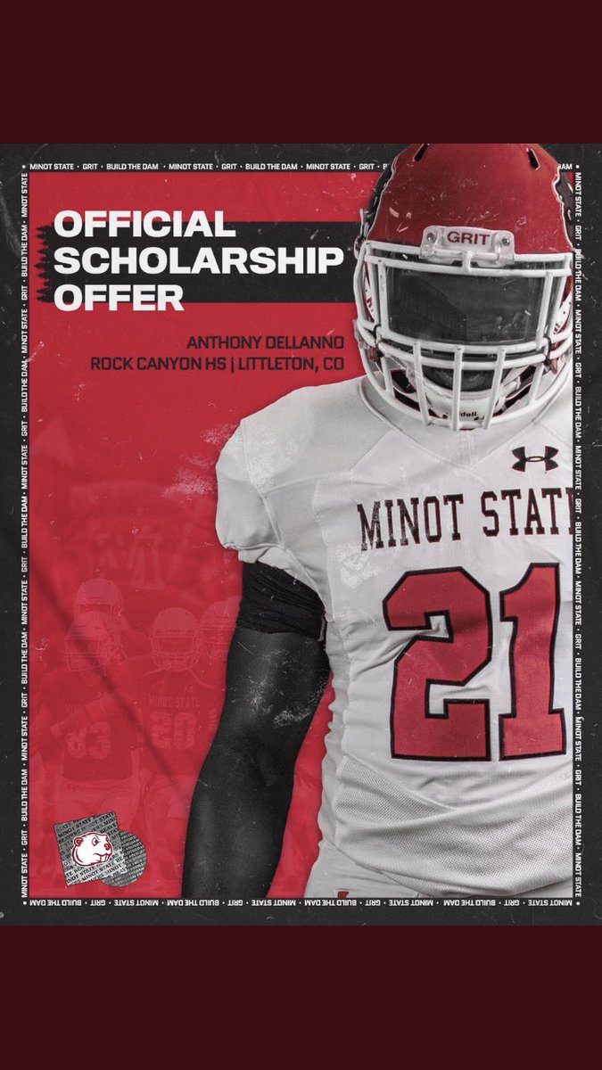 Honored and blessed to receive an offer from <a href="/MSUBeaversFB/">Minot State Football</a>! Thank you <a href="/CoachLaDage/">Shane LaDage</a> and <a href="/MikeAldrich/">Mike Aldrich</a>. <a href="/RCHSFootball1/">Rock Canyon Football</a> <a href="/QBHitList/">QBHitList.com</a> <a href="/TeamFullGorilla/">Team Full Gorilla</a>