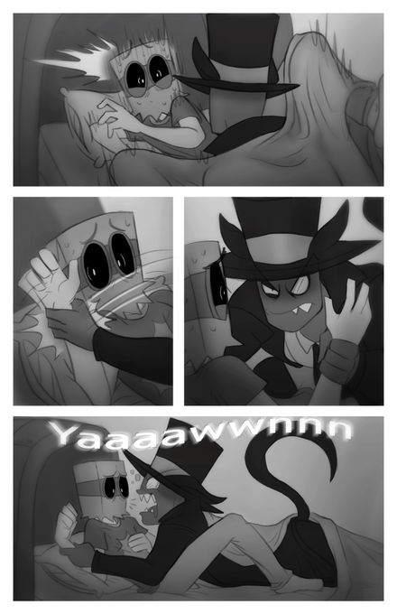 Jaguatiric4🔞 COMMISSIONS OPEN !! - pag 15 #villainous #paperhat #webcomic #comic #yaoi #drflug #blackhat https://t.co/hv6AZlHB2Y