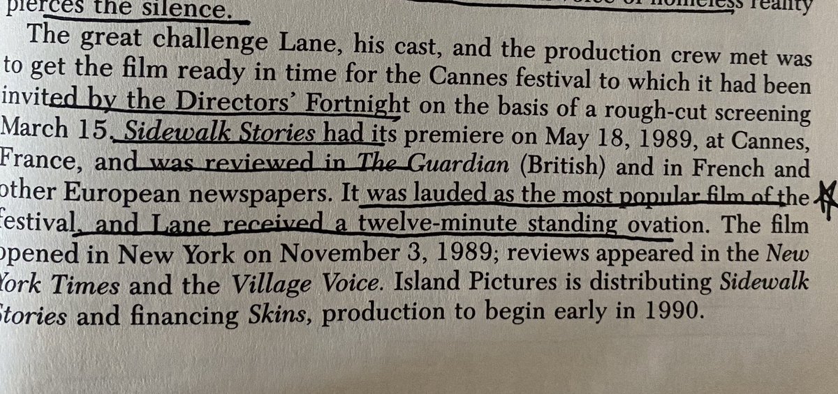 Last thought, for now. I think the introductions are also really amazing. For example, Charles Lane. Imagine premiering a film at Cannes, it being lauded as the most popular film of the festival, receiving a prolonged ovation. Then, struggling to make more films.
